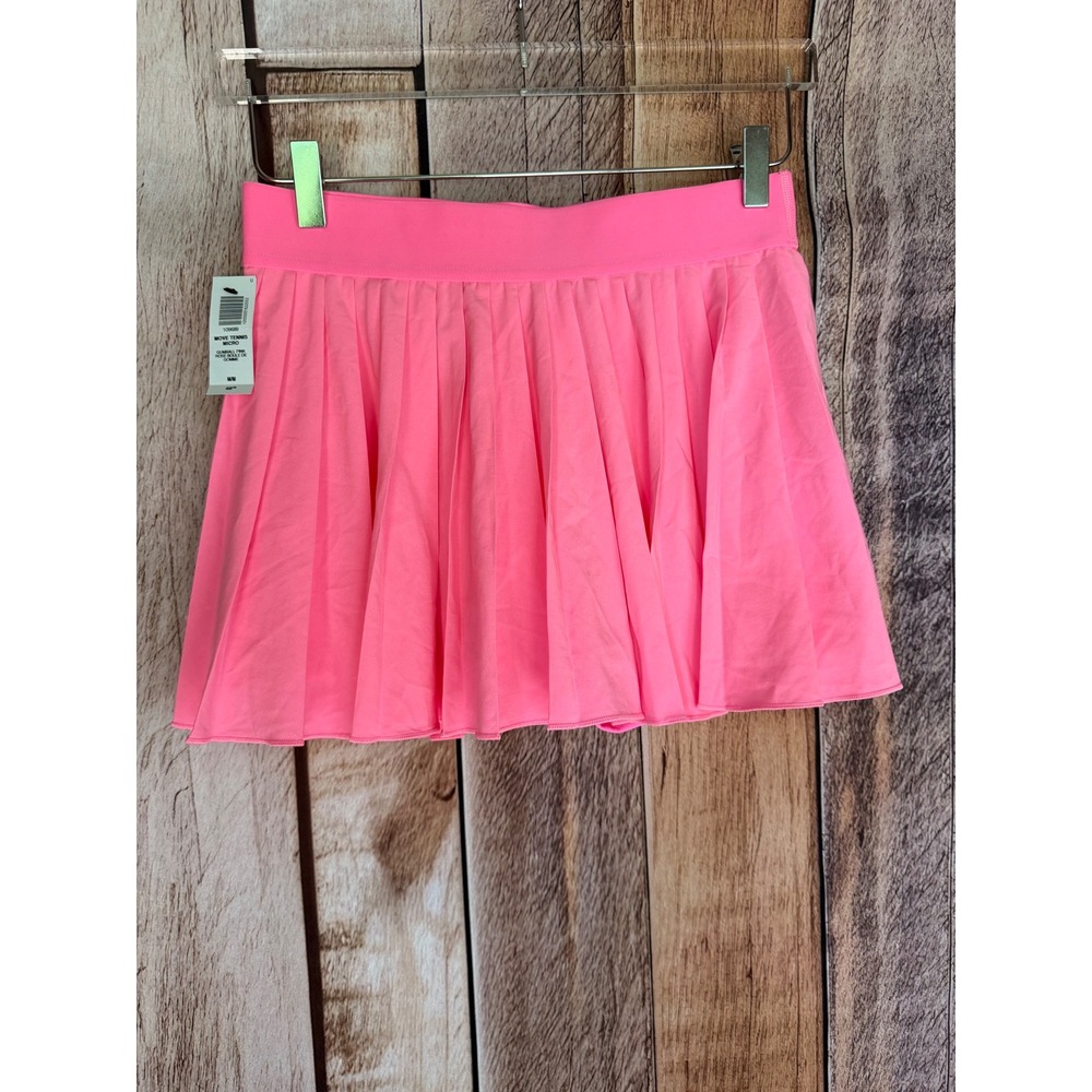 TnAction Move Tennis Micro Skort Built In Shorts Gumball Pink Summer Medium NWT